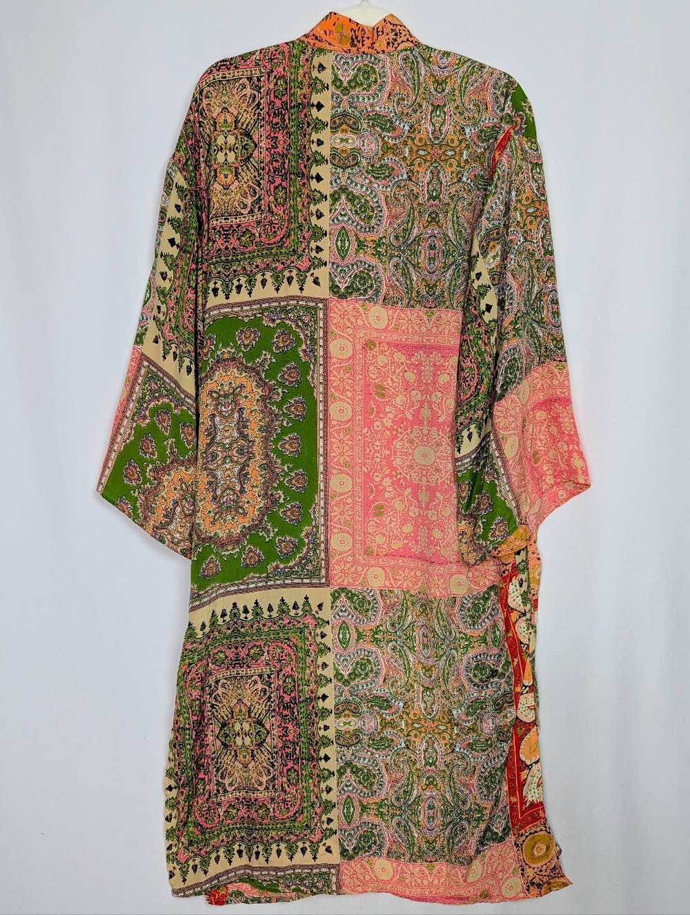Tolani Boho Patchwork Kimono Duster - Picture 2 of 10